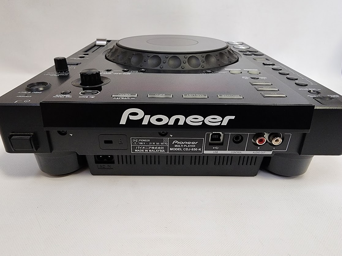 Pioneer DJ CDJ-850-K Multi Media Player Digital DJ Turntable Black