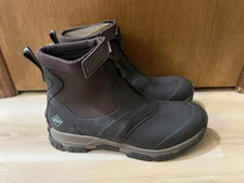 NEW Original Muck Boot Company Men's Apex Mid Zip Ankle Boot Brown Size 14 $165