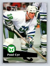 1991-92 Pro Set - Paul Cyr #88 Hartford Whalers Hockey Card