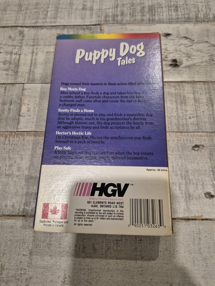 puppy-dog-tales-vhs-1988-ebay