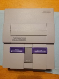 Recapped Nintendo SNES Console - OEM Controllers and Cables - Mario Games + more