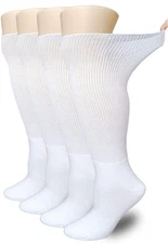 Extra Wide Diabetic Edema Socks, Extra Width Lymphedema Socks Walking boot so...