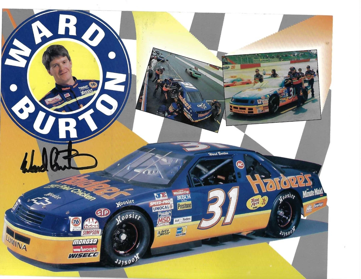 Ward Burton NASCAR Original Autographed Photos for sale | eBay