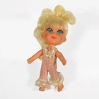Mattel Liddle Kiddle • Biddle Bo Peep 2" Doll (Pink Lace Outfit) • Loose Doll