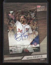2019 Topps 2018 Topps Now Review #TN-6 Bryce Harper Washington Nationals