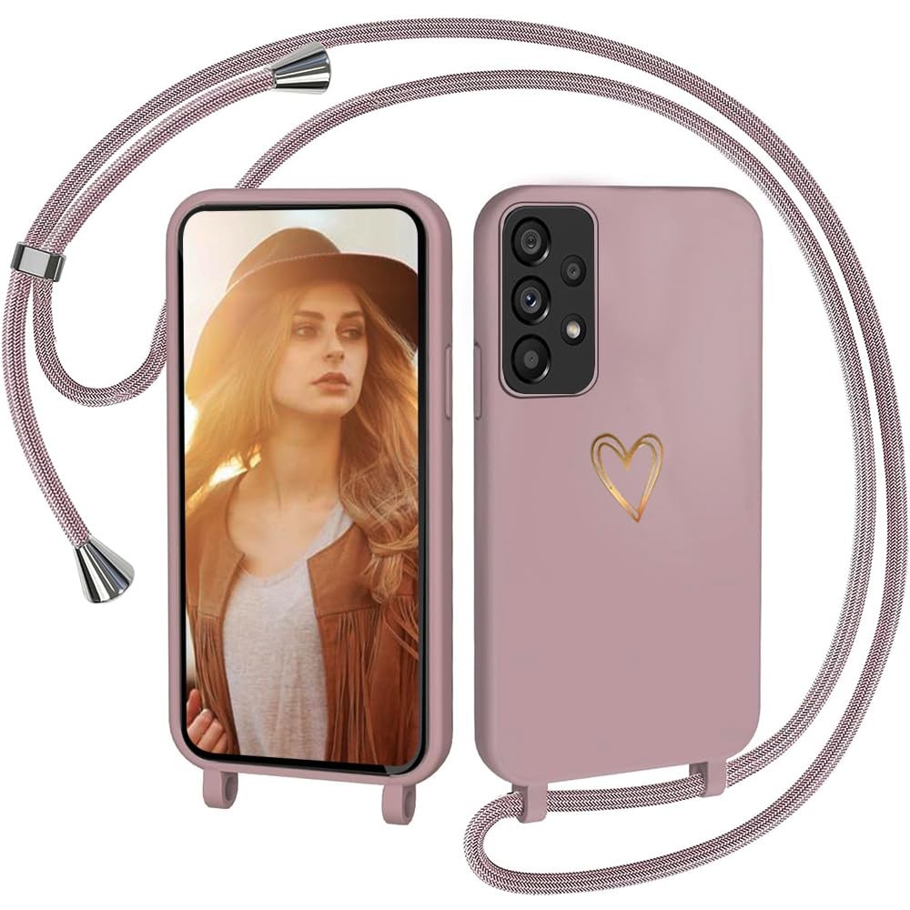 Coque avec cordon pour Samsung Galaxy A53 5G étui cordon amovible universel smartphone