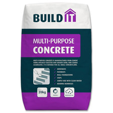 Multi-Purpose Concrete 20Kg Pre-Mixed Concrete for Paths, Patios, Steps, Repairs