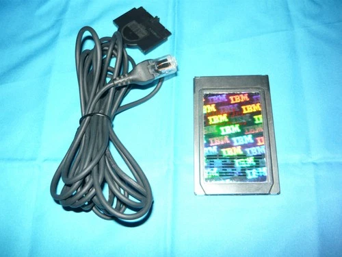 Vintage IBM ThinkPad EtherJet Ethernet PC Card 10 Mbps Used Description