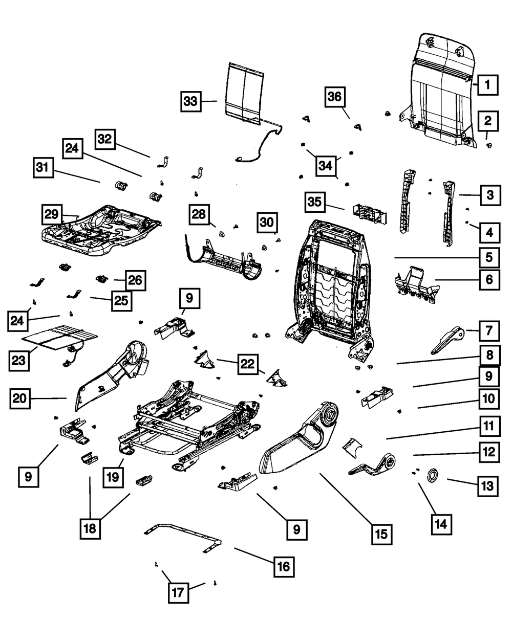 Genuine Mopar Driver Outboard Shield 1RX40BD3AB