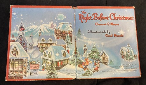 The Night Before Christmas by Clement C. Moore 1963 Whitman Tell-A ...