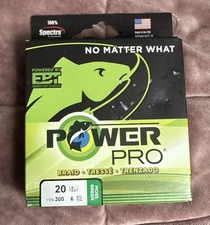 Power Pro Braid 20lb 300yd Green New