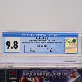 PS1 PlayStation 1 Game ROBO-PIT 2 II - CGC GRADED 9.8 A+! NEW & Factory Sealed!