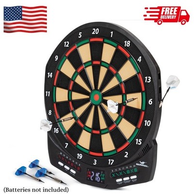 Electronic Dartboard with 30 Games, Cricket Scoring and 6 Plastic Tip Darts