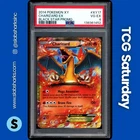 2014 POKEMON XY BLACK STAR PROMO #XY17 CHARIZARD EX PSA 4