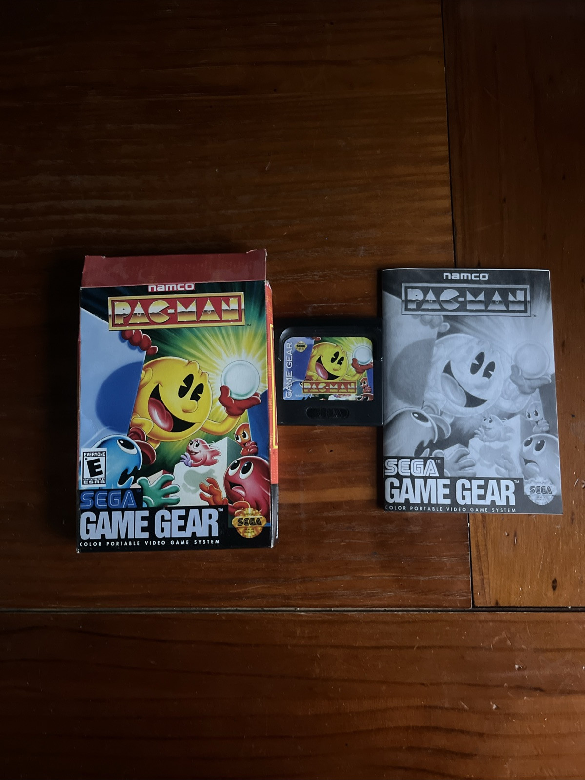 Pac-Man PacMan Namco Sega Game Gear 1991 Near Mint In Box With Inserts