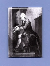 JOHANN SEBASTIAN BACH *2X3 FRIDGE MAGNET* COMPOSER CLASSICAL SYMPHONY MUSIC