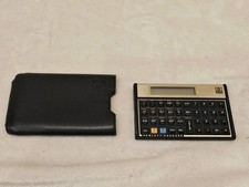 Hewlett Packard HP 12c Financial Real Estate Banking Calculator with Case