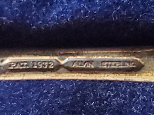 BRIDAL BOUQUET 6 1/2" SALAD FORK Alvin Sterling estate - Picture 4 of 4