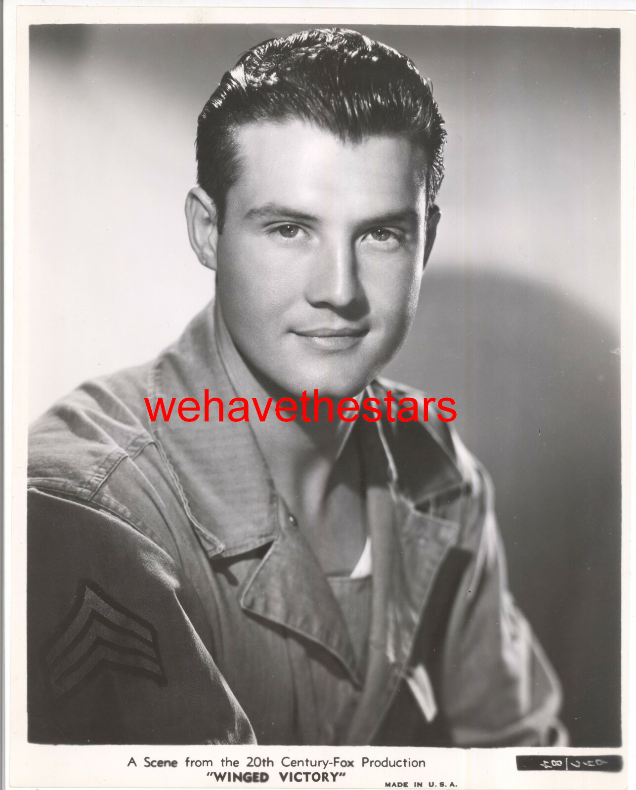 Vintage George Reeves SEXY QUITE HANDSOME '44 WINGED VICTORY Publicity ...