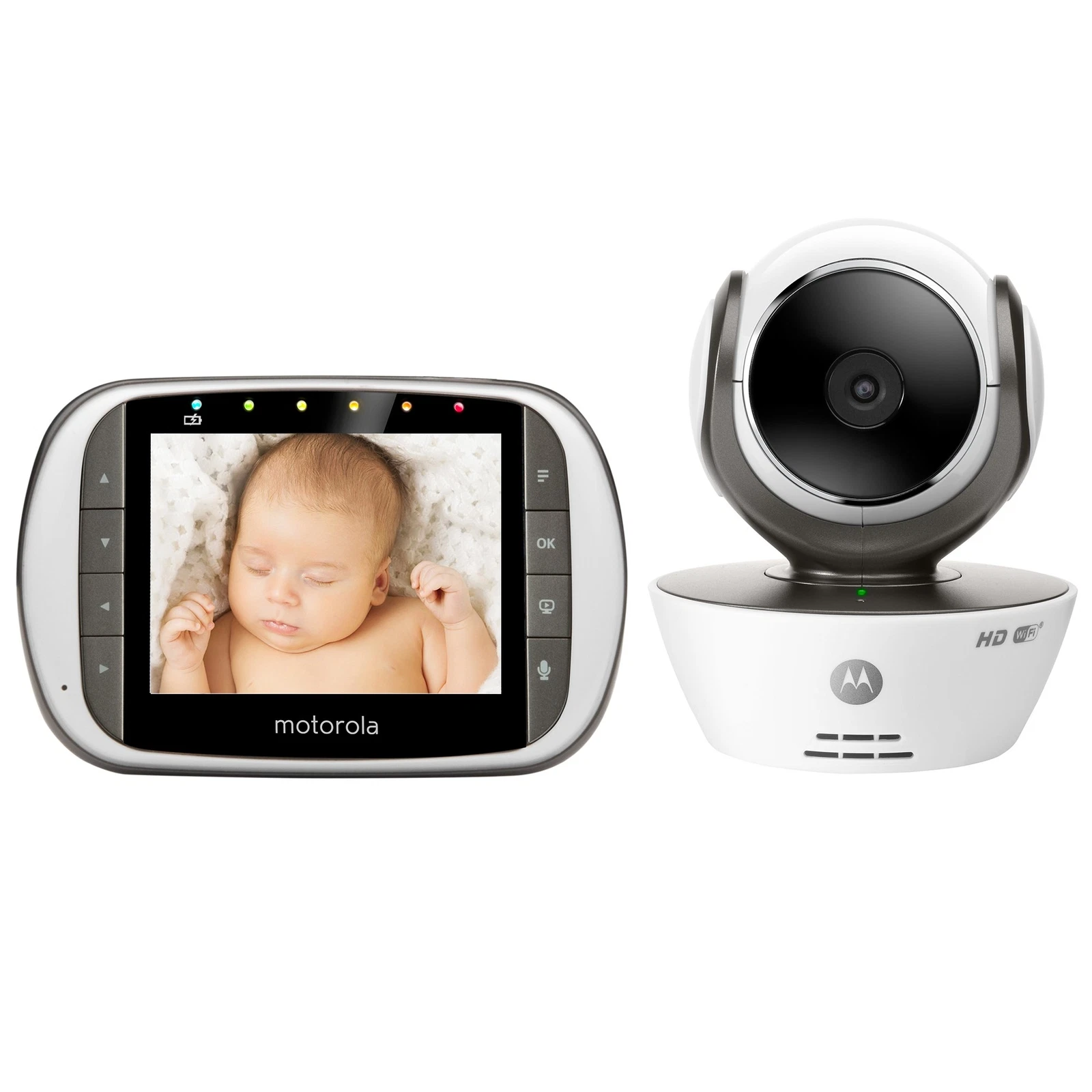Motorola MBP853CONNECT Dual Mode Baby Monitor with 3.5-Inch LCD Parent Monitor