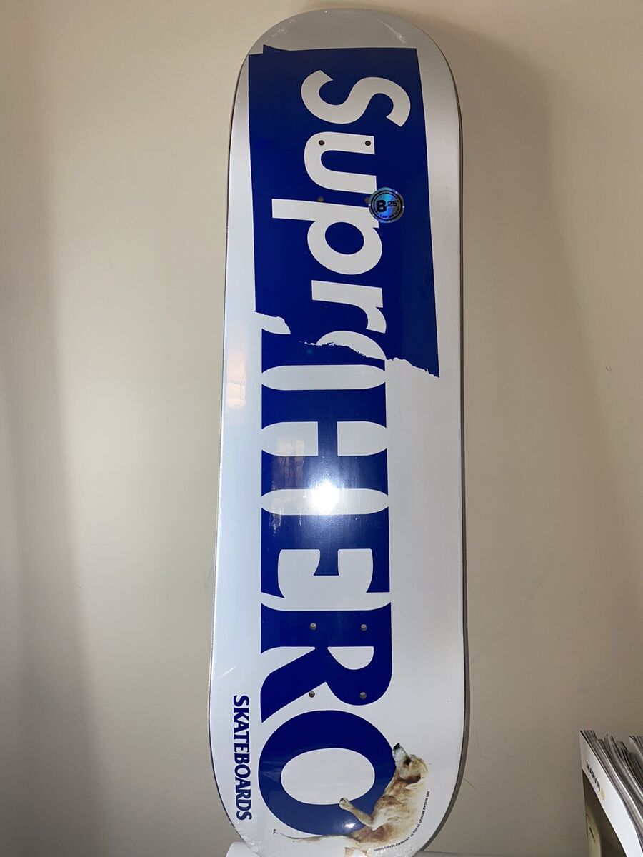 SUPREME ANTIHERO DOG SKATEBOARD DECK WHITE BLUE PURPLE SS22 SUPREME ANTIHERO DOG SKATEBOARD DECK WHITE BLUE PURPLE SS22
