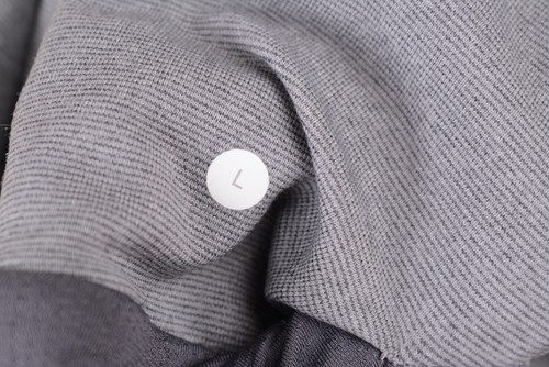 Chaqueta de Kung Fu Gris Lululemon para Hombre con Cremallera Completa Cuello Simulado Pista Correr Activa Talla L - Imagen 7 de 8