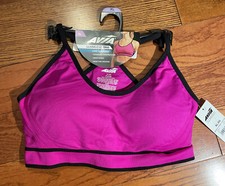 NWT Womens Avia Purple Seamless Low Support Sports Bra Size XL