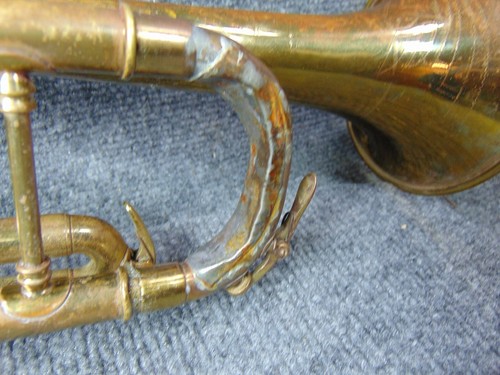 Vintage Conn Trumpet 22B GOOD PLAYER! Elkhart 1941 New York Symphony Special - Picture 11 of 18