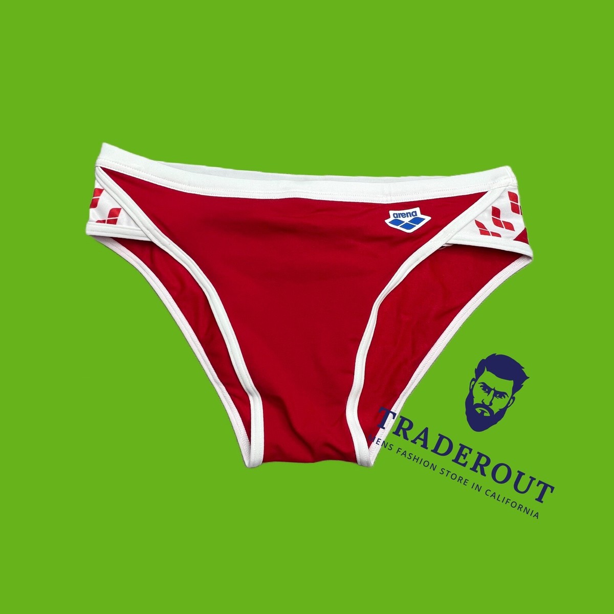 Arena men Red Icon swim brief swimwear size 32 34 36 38 | eBay