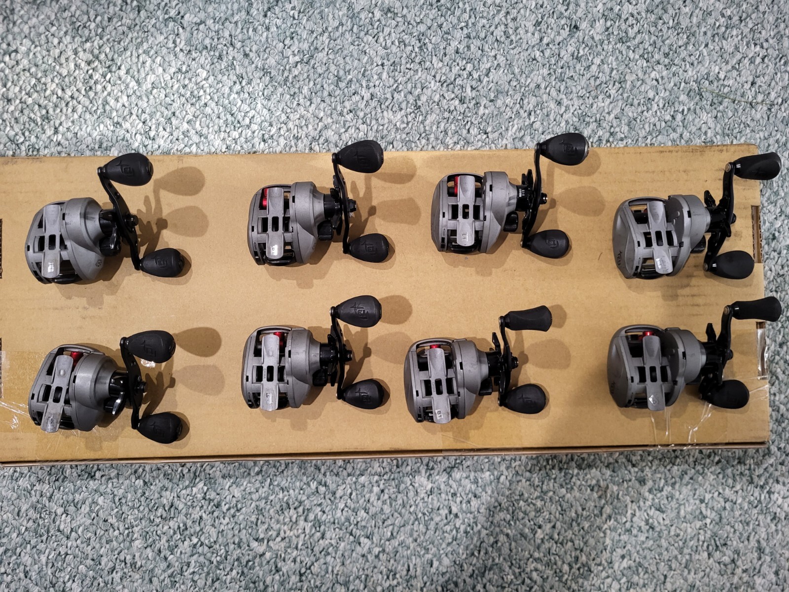 13 Fishing &lrm;Inception 8.1-LH Baitcast Reel - Gray - 8 Reels