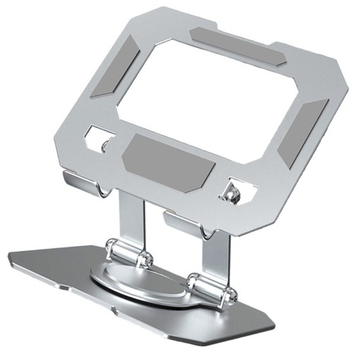 Adjustable Laptop Stand for Desk Metal Foldable Laptop Risers Portable Laptop - Photo 3/12