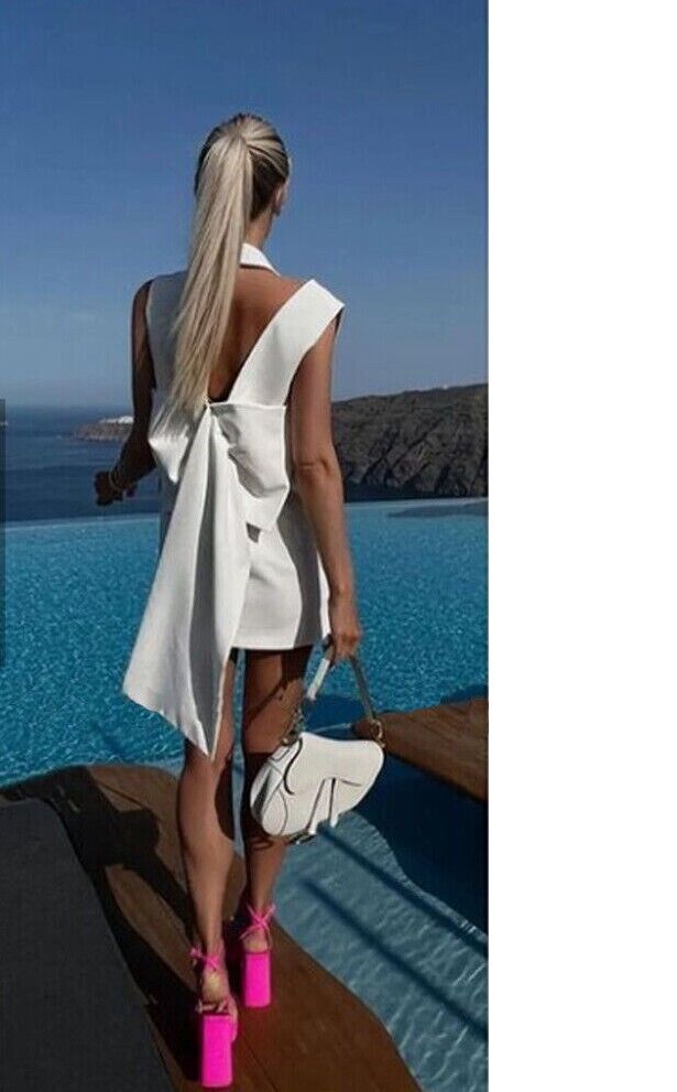 限定生産【 】特別仕様☆レディース ATAVIST COAT NEW ZARA LIMITED EDITION DRESS WAISTCOAT WITH BOW SIZE L