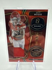 2022 Panini Select - Draft Selections Memorabilia Red Prizm #DS-18 Skyy Moore...