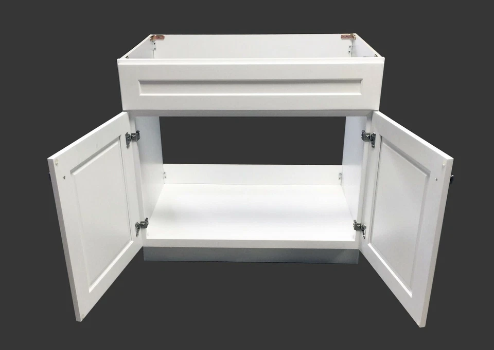 Nuevo Mueble Base Tocador Baño Coctelera Blanco 36"w x 21"d x 34.5"h WS-V3621 Foto 4 de 4