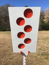 Stringer 3/8" AR500 Steel Hostage Reactive Dueling Tree Shooting Target T-post