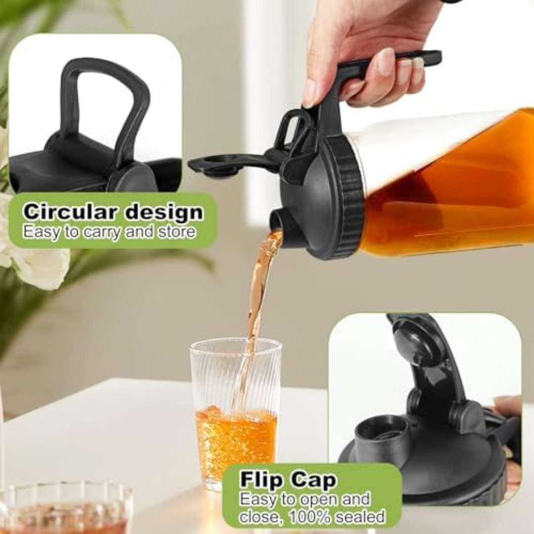 2PACK Mason Jar Pour Spout Lid Wide Mouth Mason Jars Mason Jar Pitcher Flip Cap