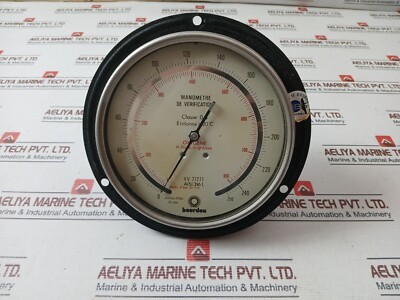 BOURDON VV 22277 Check Pressure Gauge AISI 316L Class 0.5