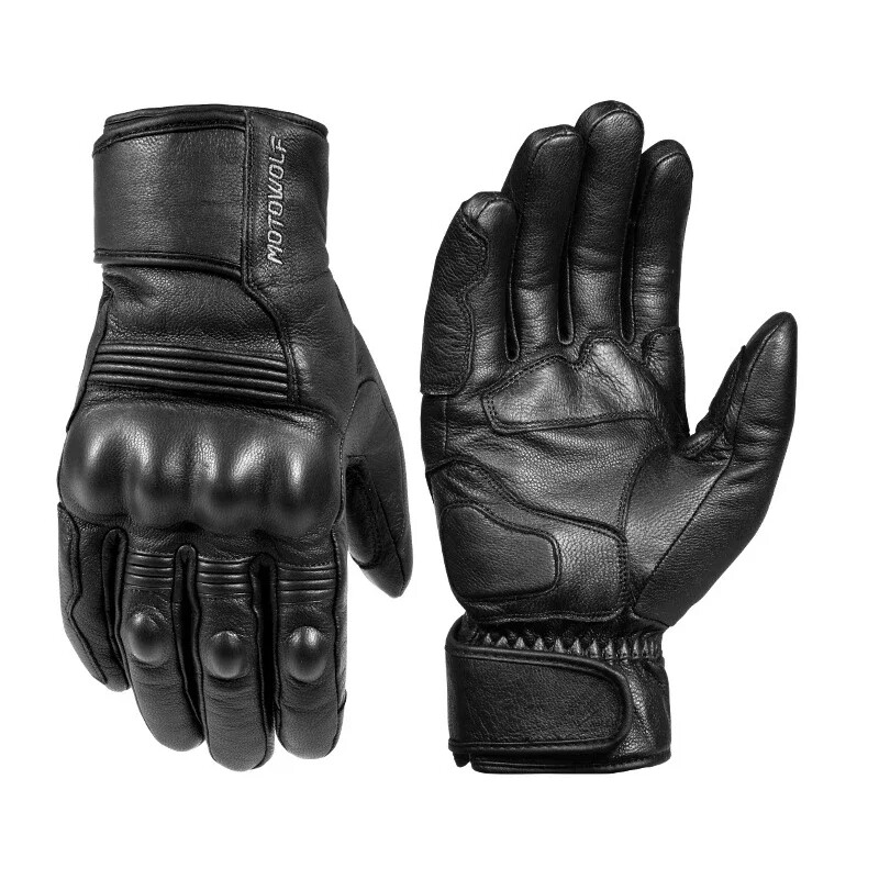 Gants de moto chauds contre les mains froides en hiver et sous la pluie
