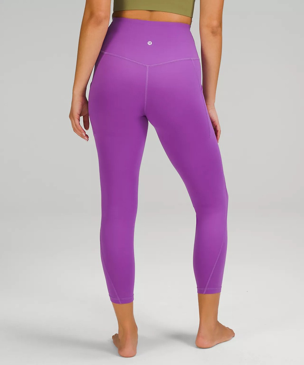 新品未使用★ lululemon Align HR Pant 24\" 薄紫 S lululemon Align™ High-Rise Pants 24