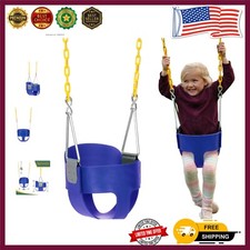 Primarily Durable Toddler Swing Seat with Enclosed High Back  Comfort Chains