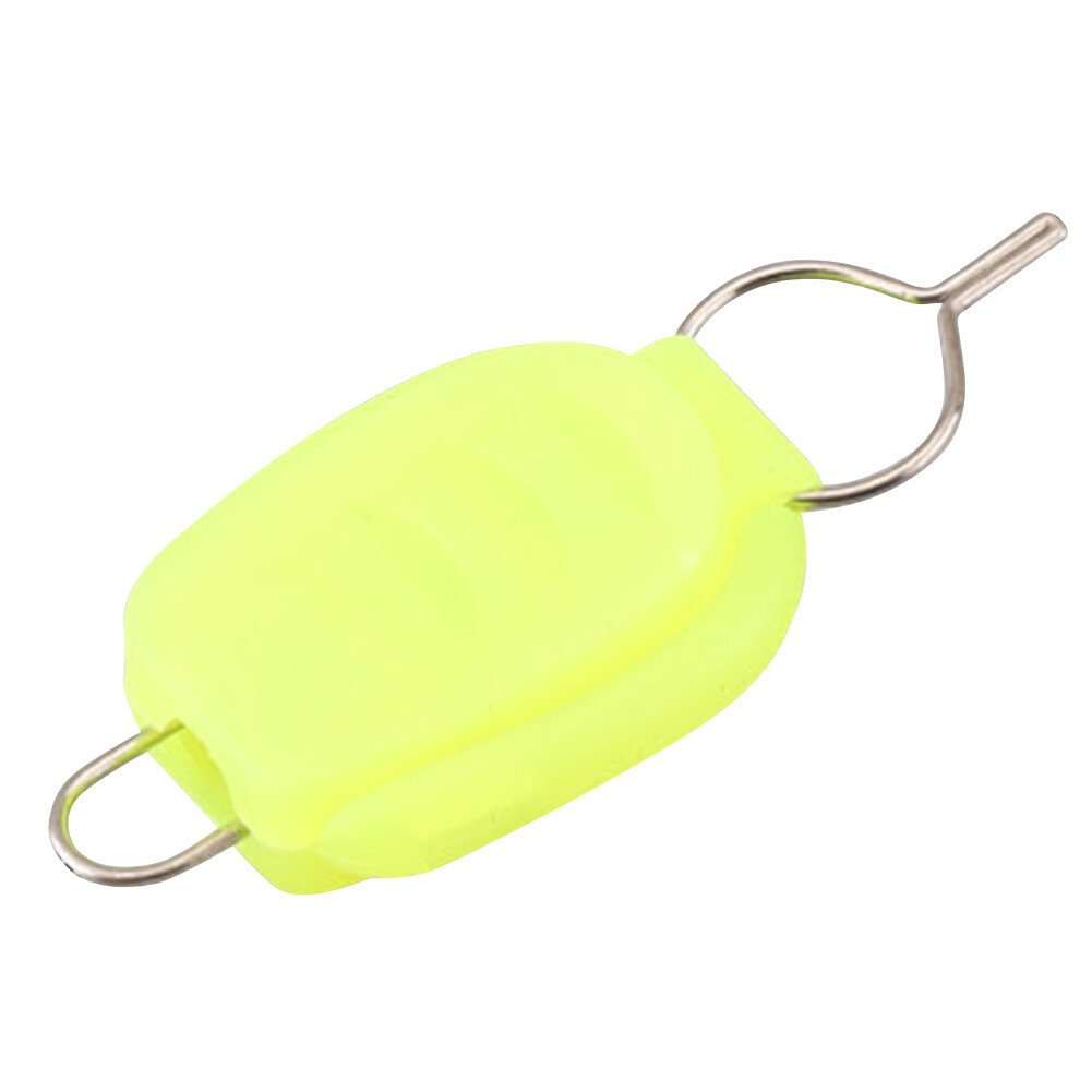 5Pcs Fishing Line Keeper Fishing Line Holder Fishing Accessories(Yellow