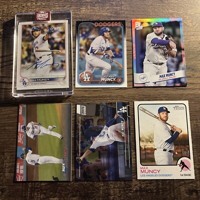 Max Muncy 2022-2024 Topps Archives/Stadium Club/Big League/Heritage 10-Card Lot