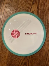 Simon Line First Run Prototype Time Lapse White With Teal Green Rim 172g