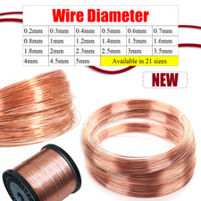 T2 Pure Copper Wire Dead Soft Round Solid Pure Copper Wire 0.2mm to 5mm All Size