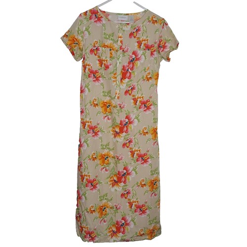 Lucuna - Short-Sleeve Floral Lace-Overlay Midi A-Line Dress | eBay Lucuna - Short-Sleeve Floral Lace-Overlay Midi A-Line Dress | eBay