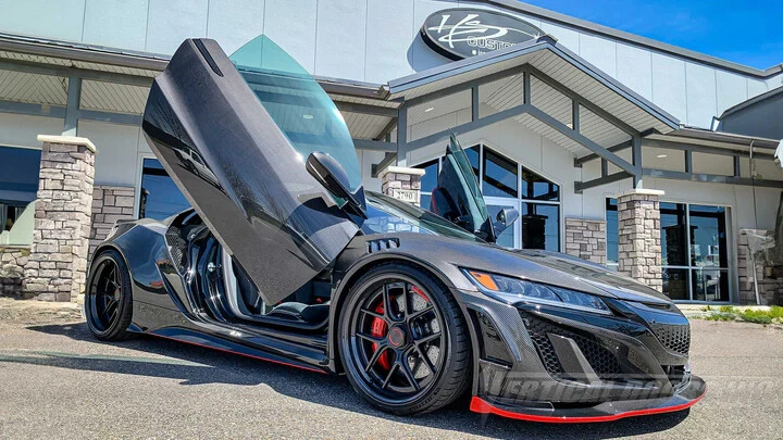 Acura NSX 2017-2022 Bolt on Lambo Doors Vertical Doors Inc EASY INSTALL