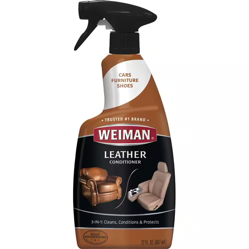 Weiman LEATHER CONDITIONER CLEANER Protect Restore Car Auto Seat Sofa