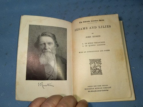 Antike Riverside Literaturserie Bücher 80 & 142; Coleridge, Campbell, Ruskin - Bild 6 von 7