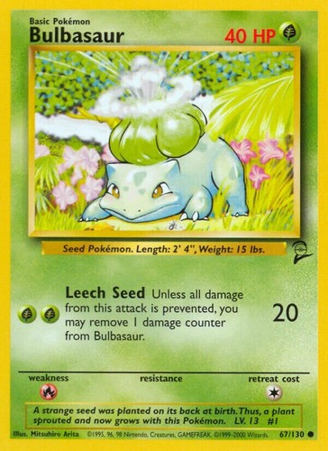 ☘️🔥💧⚡️ Vintage Pokemon Card Collection - 2000 BASE SET 2 - WOTC - You Pick - 第 55/110 張圖片