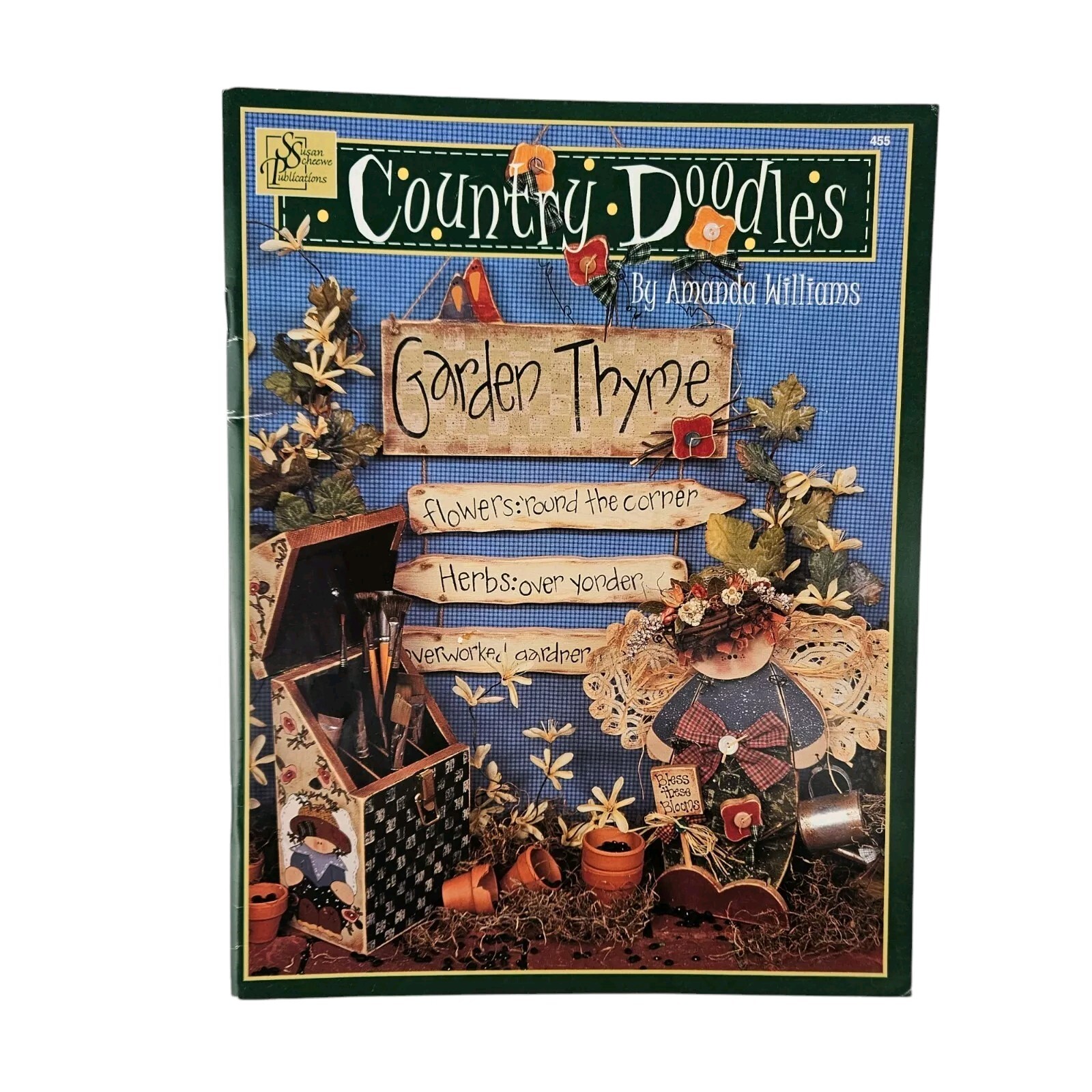 9 Vintage Tole Painting & Craft Books Folk Art Holiday Country Patterns 90s